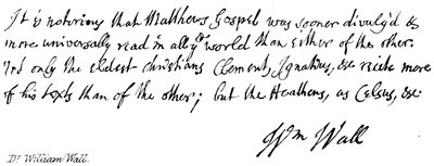 Dr William Wall by English School