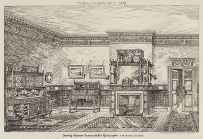 Drawing Room, Summerfield, Roehampton by English School