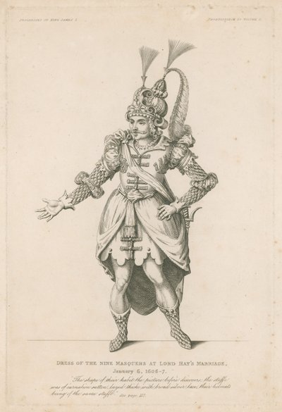 Dress of Nine Masquers at Lord Hay