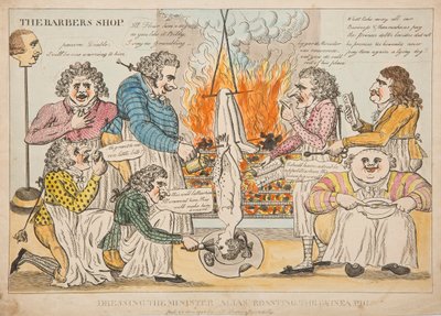 Dressing the Minister, Alias Roasting the Guinea Pig by English School