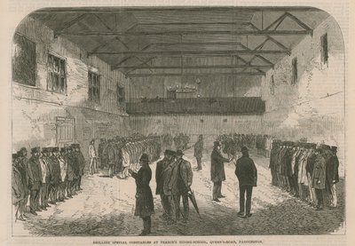 Drilling Special Constables by English School