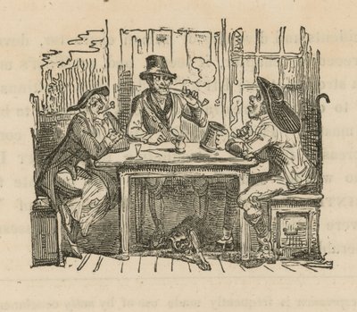 Drinking in a London Tavern by English School