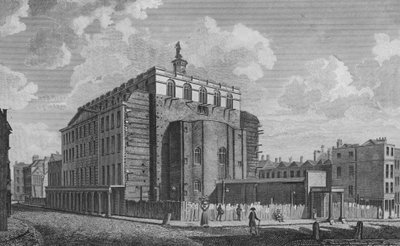 Drury Lane Theatre, Westminster, Burnt Down in 1809 by English School