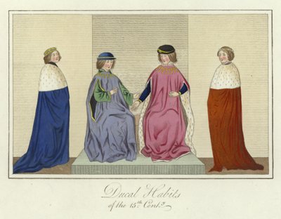 Ducal Habits of the 15th Century by English School