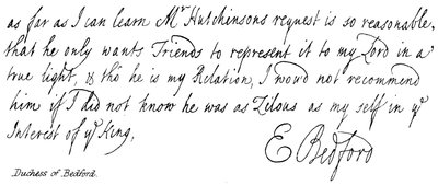 Duchess of Bedford by English School