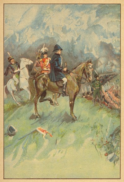 Duke of Wellington at the Battle of Waterloo by English School