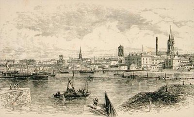 Dundee in c.1880, from 
