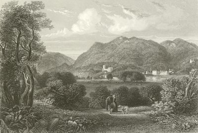 Dunkeld from Torrhill by English School