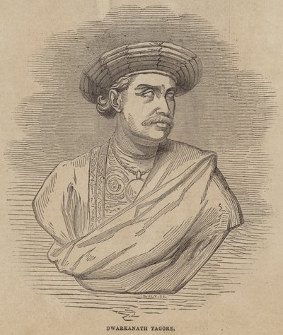 Dwarkanath Tagore by English School