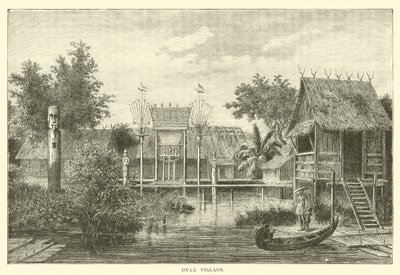 Dyak Village by English School