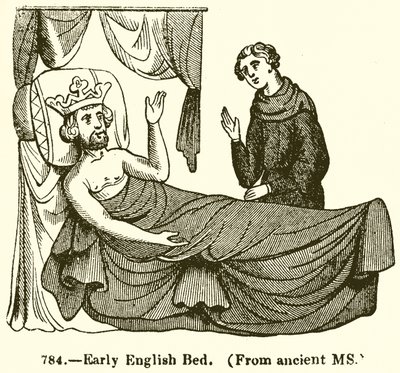 Early English Bed by English School