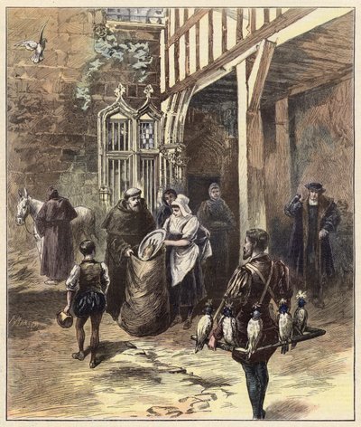 Easter Offerings in the Olden Time by English School