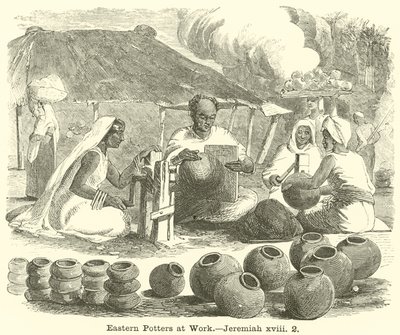 Eastern Potters at Work by English School