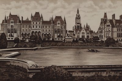 Eaton Hall, East Front by English School