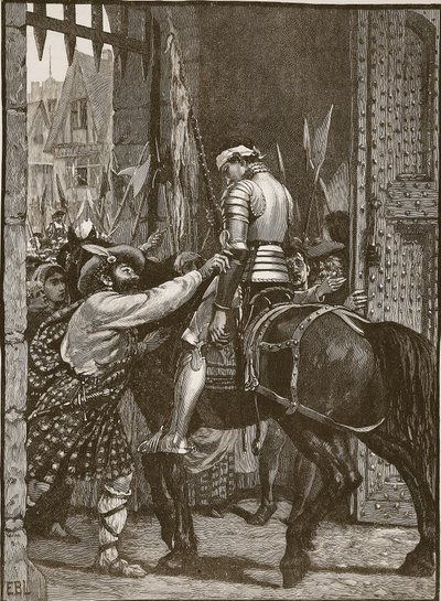 Edinburgh After Flodden, Illustration from Cassell