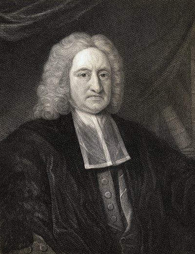 Edmond Halley from Gallery of Portraits, published in 1833 by English School
