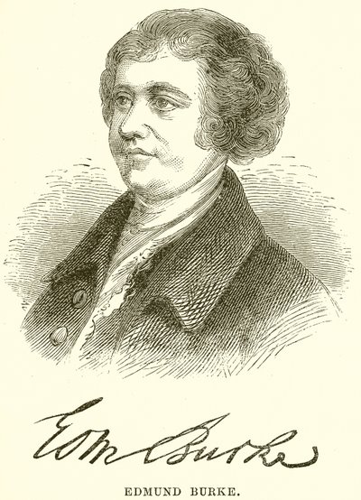 Edmund Burke by English School
