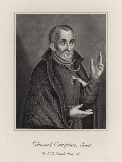 Edmund Campian (engraving) by English School