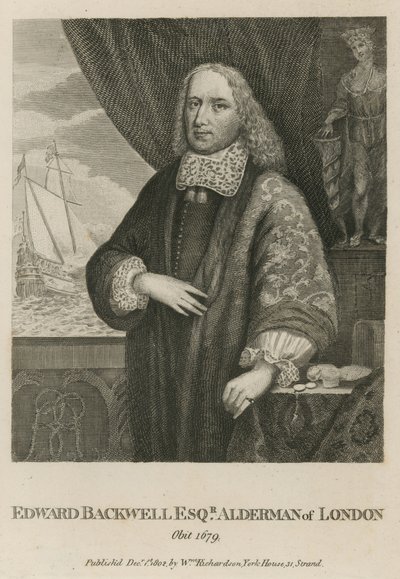 Edward Backwell, Alderman of London by English School