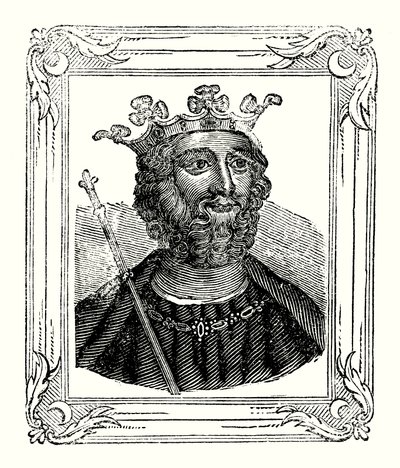 Edward II was born in 1284, crowned in 1308, and murdered in 1328 by English School