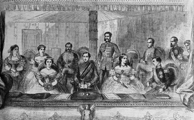 Edward VII and Queen Alexandra of England at the Opera in London by English School
