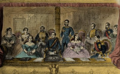 Edward VII and Queen Alexandra of England at the Opera in London by English School