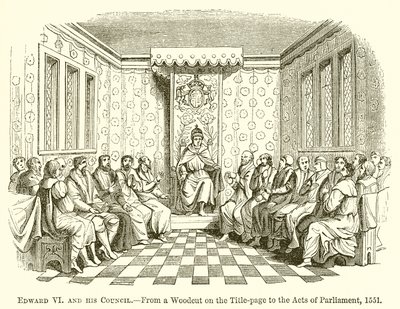 Edward VI and his Council by English School