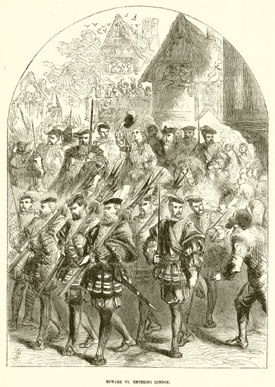 Edward VI Entering London by English School