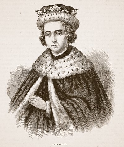 Edward V, Illustration from Cassell