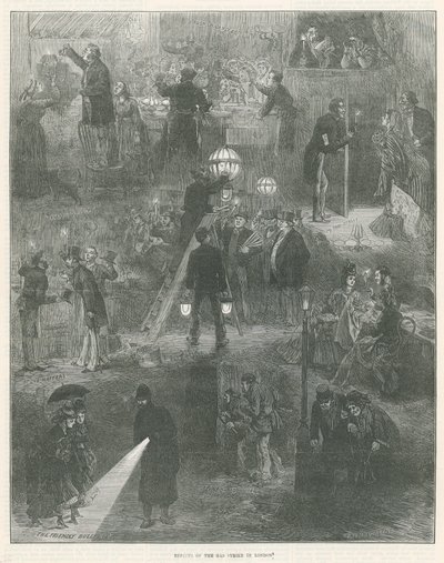 Effects of the Gas Strike in London by English School