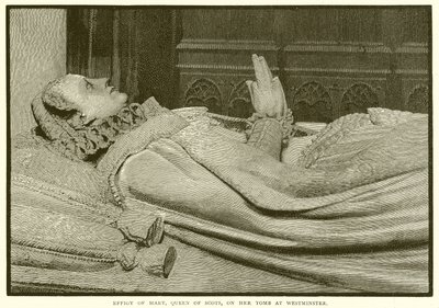 Effigy of Mary, Queen of Scots, on her Tomb at Westminster by English School