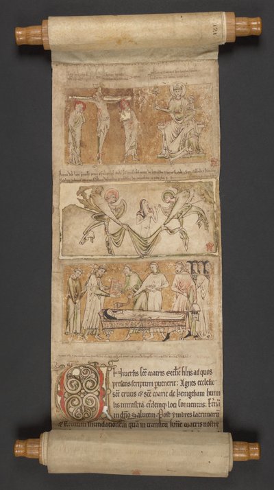 Egerton MS 2849, Membrane I, c.1225-30 by English School