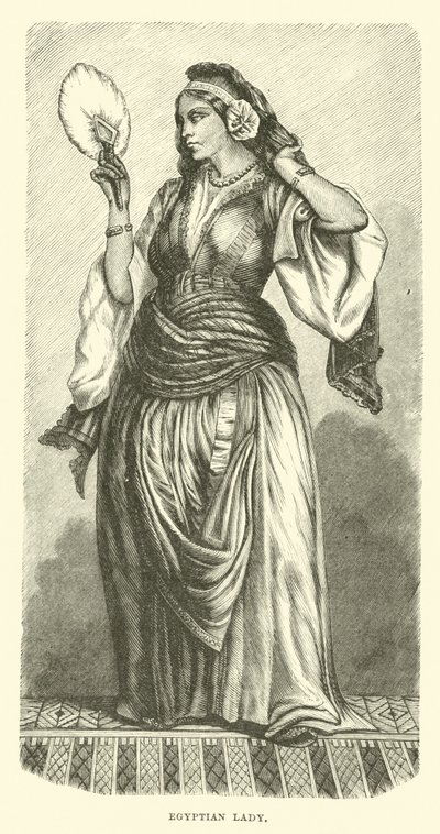 Egyptian Lady by English School