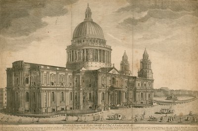 Elevation and perspective of St Paul