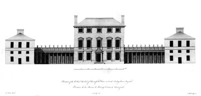 Elevation of the Rt. Honorable the Earl of Chesterfield