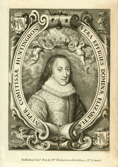 Elizabeth, Countess of Huntington by English School