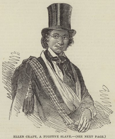 Ellen Craft, a Fugitive Slave by English School