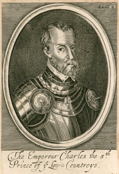 Emperor Charles V by English School