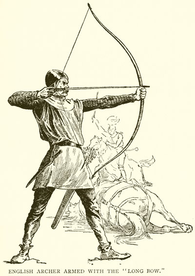 English Archer Armed with the Long Bow by English School
