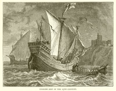 English Ship of the 15th Century by English School