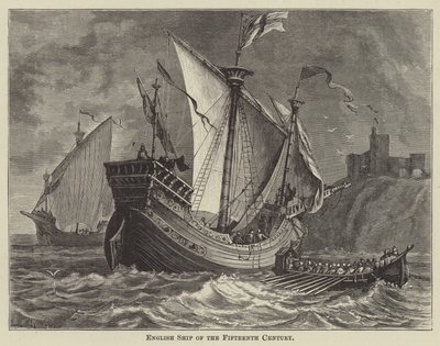 English Ship of the Fifteenth Century by English School