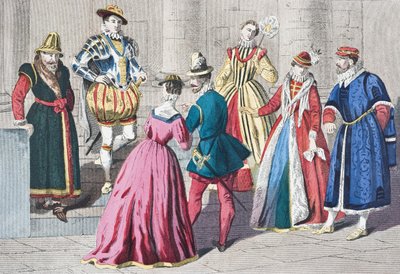 English fashions of the 16th century, from 