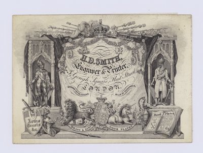Engraver and Printer, H D Smith by English School