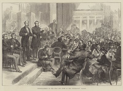 Entertainment to the Deaf and Dumb at the Freemasons