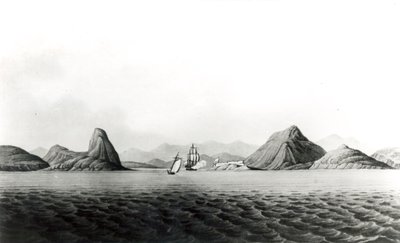 Entrance of the Harbour of Rio de Janeiro by English School