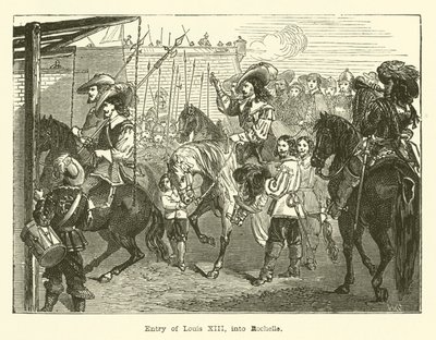 Entry of Louis XIII into Rochelle by English School