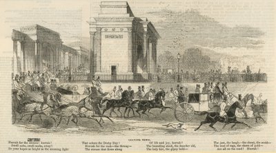 Epsom Races: Leaving Town by English School