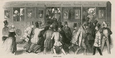 Epson Races 1847: The Railway - Second Class by English School