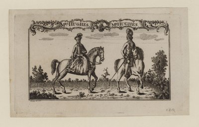 Equestrian Entertainers, Mrs Hughes and Mr Hughes by English School
