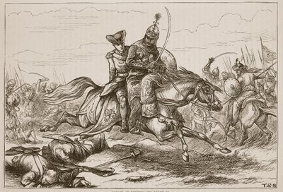 Escape of Lieutenant Goreham, Illustration from Cassell